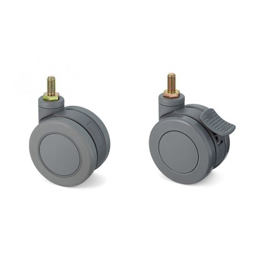 Twin Wheel Caster (Threaded Bolt Type)